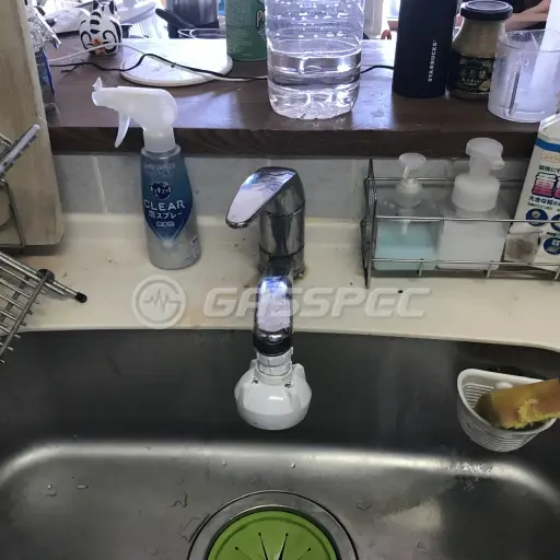 交換前の水栓・蛇口