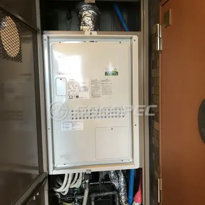 施工後の暖房熱源機（ノーリツ GTH-2444AWX3H-H-1 BL）