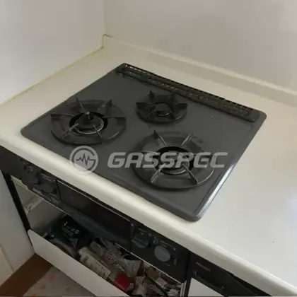 施工前のビルトインガスコンロ（RBG-31A7S）