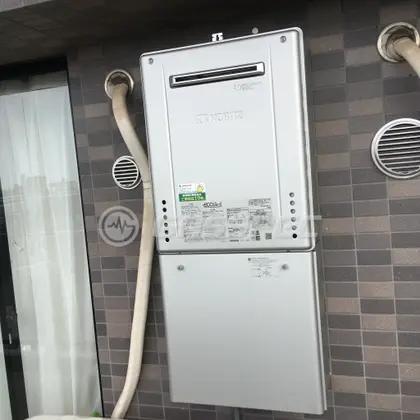 施工後の給湯器（ノーリツ GT-C2462SAWX BL）