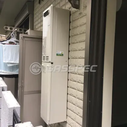 施工後の給湯器（リンナイ RUX-VS1616W-E）