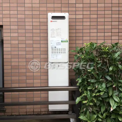 施工後の給湯器（ノーリツ GQ-1628AWX-DX BL）