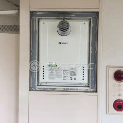 施工後の給湯器（ノーリツ GT-2460SAWX-T-1 BL）