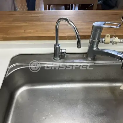施工前の水栓・蛇口（ケミカルA103ZC）