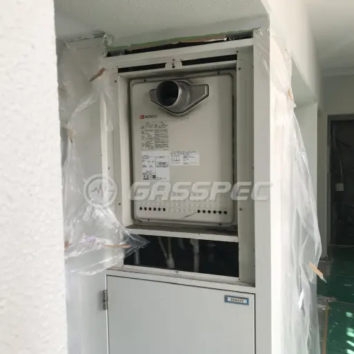 交換前の給湯器（ノーリツ GT-2450SAWX-T）