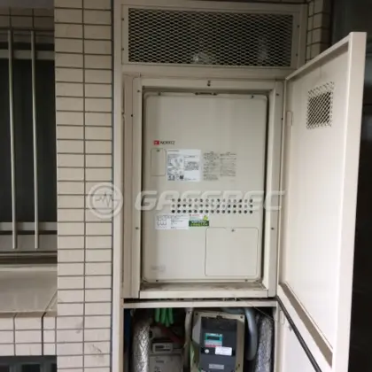 施工後の暖房熱源機（ノーリツ GTH-2444AWX3H-H-1 BL）