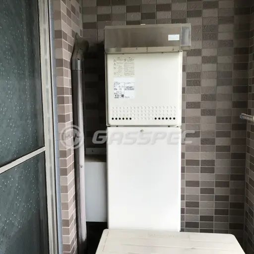 交換前の給湯器（ノーリツ GT-2428(S)AWX）