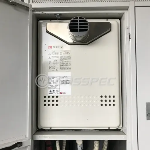 交換前の給湯器（ノーリツ GT-2427SAWX-T-2）
