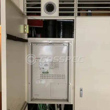 施工後の暖房熱源機（ノーリツ GTH-2444AWX3H-H-1 BL）
