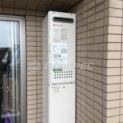 施工後の給湯器（ノーリツ GT-2053SAWX-2 BL）