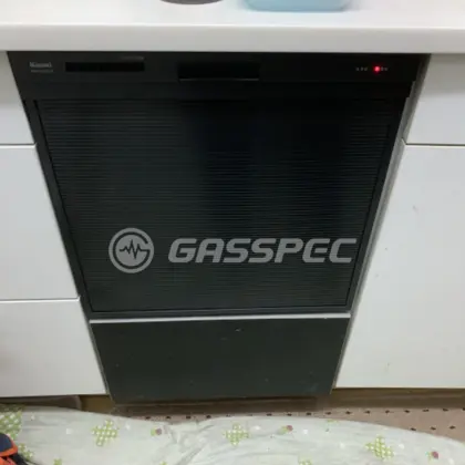 施工後のビルトイン食洗機（リンナイ RSWA-C402C-B）