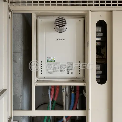 交換後の給湯器（ノーリツ GT-2460SAWX-T-1 BL）