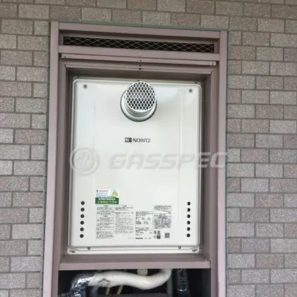 施工後の給湯器（ノーリツ GT-2460SAWX-T-1 BL）