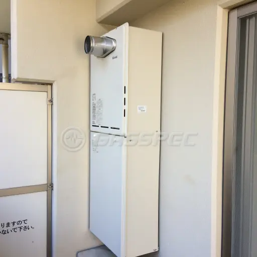 交換後の給湯器（リンナイ RUF-A1605SAT(B)）
