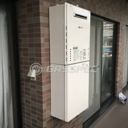 施工後の給湯器（ノーリツ GT-2460SAWX-1 BL）