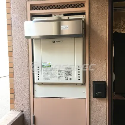 施工後の給湯器（ノーリツ GT-1660SAWX-1 BL）