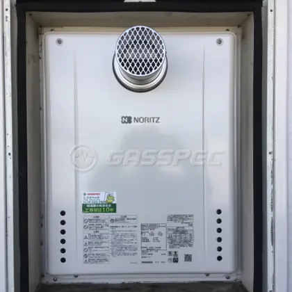 施工後の給湯器（ノーリツ GT-2460SAWX-T-1 BL）