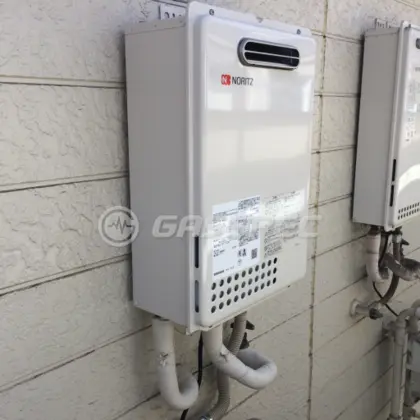 施工後の給湯器（ノーリツ GQ-1039W-1）