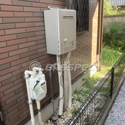 施工後の給湯器（ノーリツ GT-C2062SAWX BL）