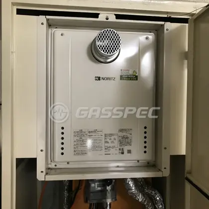 施工後の給湯器（ノーリツ GT-2460SAWX-T BL）