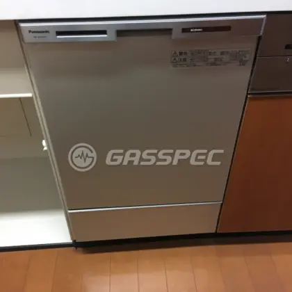 施工後のビルトイン食洗機（パナソニック NP-45MC6T）