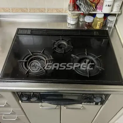 施工前のビルトインガスコンロ（RSK-N730V4TGT）