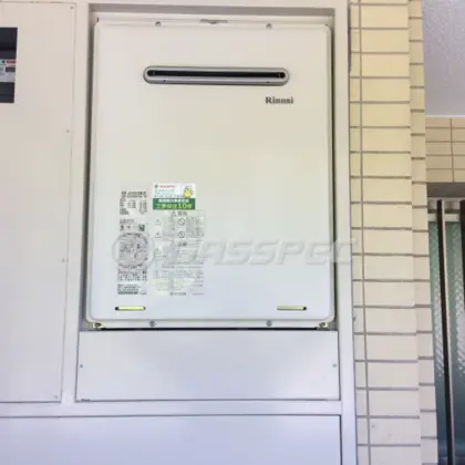 施工後の給湯器（リンナイ RUF-A2405SAW(B)）