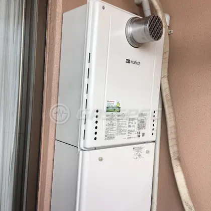 施工後の給湯器（ノーリツ GT-2460SAWX-T-1 BL）