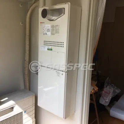 施工後の暖房熱源機（ノーリツ GTH-2444SAWX3H-T-1 BL）