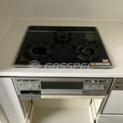 施工前のビルトインガスコンロ（RBG-N31A9GS1M）