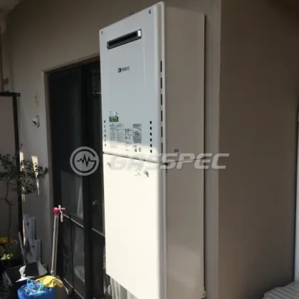施工後の給湯器（ノーリツ GT-2460SAWX-1 BL）