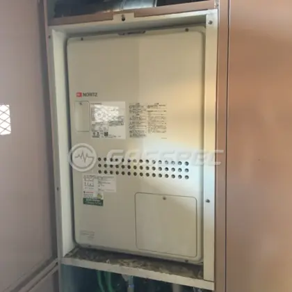 施工後の暖房熱源機（ノーリツ GTH-2444AWX3H-H-1 BL）