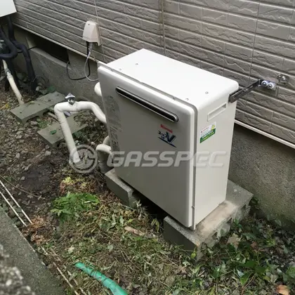 施工後の給湯器（リンナイ RUF-A2400AG(A)）