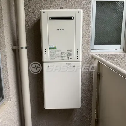 施工後の給湯器（ノーリツ GT-2460AWX-1 BL）