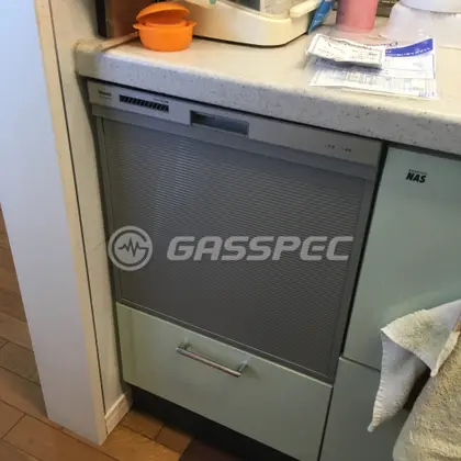 施工後のビルトイン食洗機（リンナイ RSW-404A-SV）