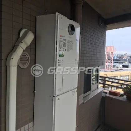 施工後の暖房熱源機（ノーリツ GTH-C2450AW3H-1 BL）