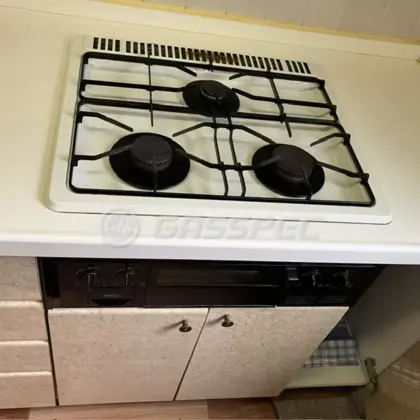 施工前のビルトインガスコンロ（DG3005）