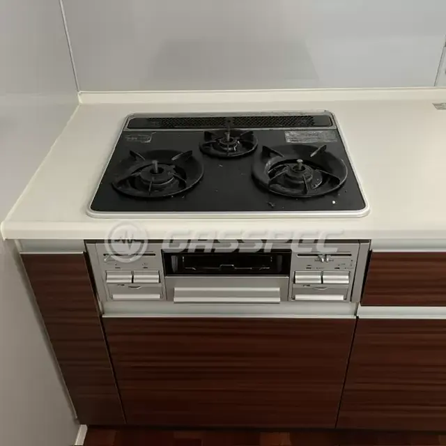 交換前のビルトインガスコンロ（タカラスタンダード T32V-60C）