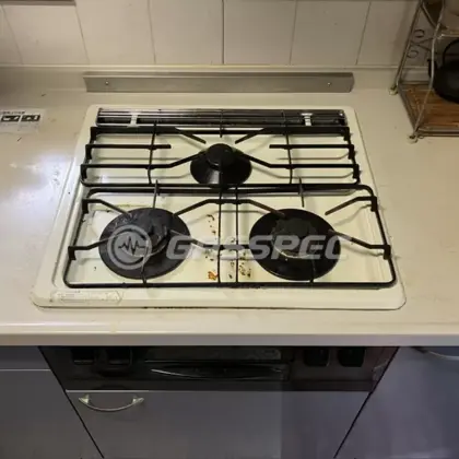 施工前のビルトインガスコンロ（DG3225H）