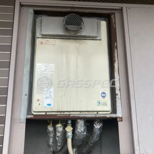 交換前の給湯器（ガスター OURB-2450SAQ-T）