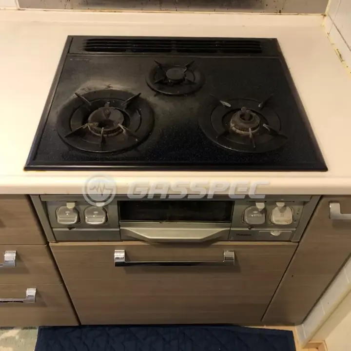 交換前のビルトインガスコンロ（パロマ PKD-61SGV-1L）