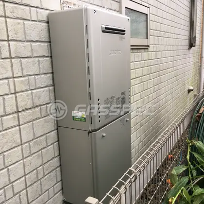 施工後の給湯器（ノーリツ GT-C2462SAWX BL）