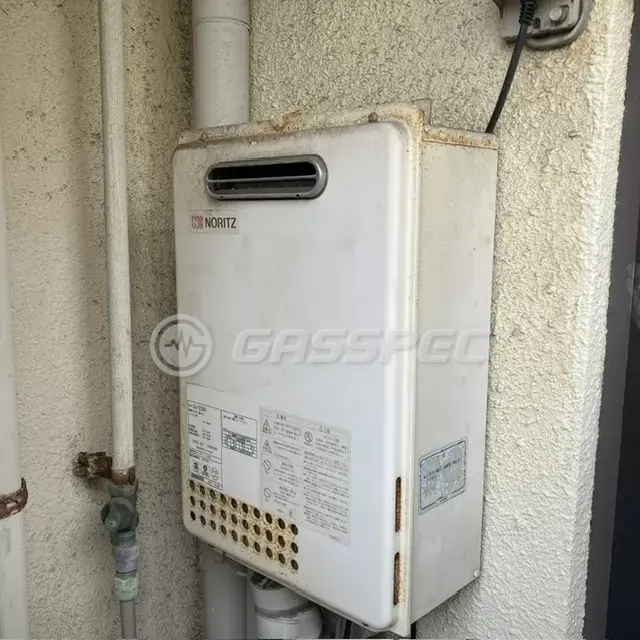 交換前の給湯器（ノーリツ GQ-1623WA）