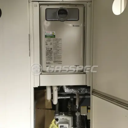 施工後の給湯器（リンナイ RUJ-A2010T）