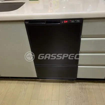 施工後のビルトイン食洗機（リンナイ RSW-F402C-B）