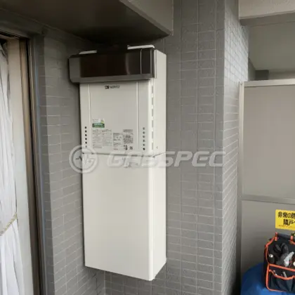 施工後の給湯器（ノーリツ GT-2460SAWX-1 BL）