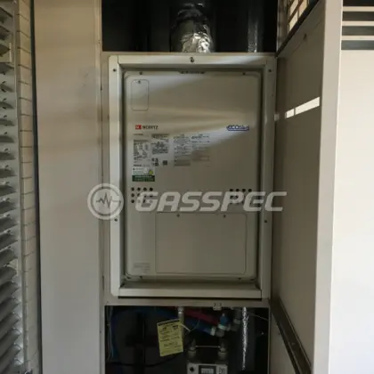 施工後の暖房熱源機（ノーリツ GTH-C2451AW3H-H-1 BL）