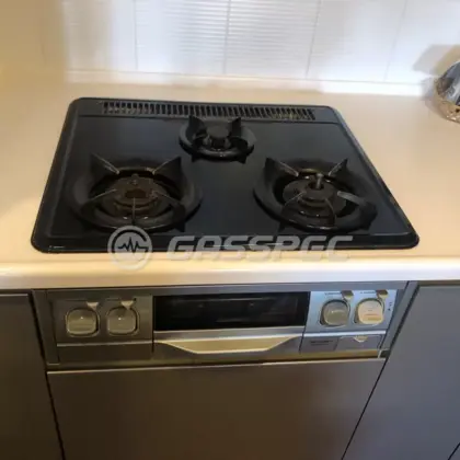 施工前のビルトインガスコンロ（GIC60-3PSH）