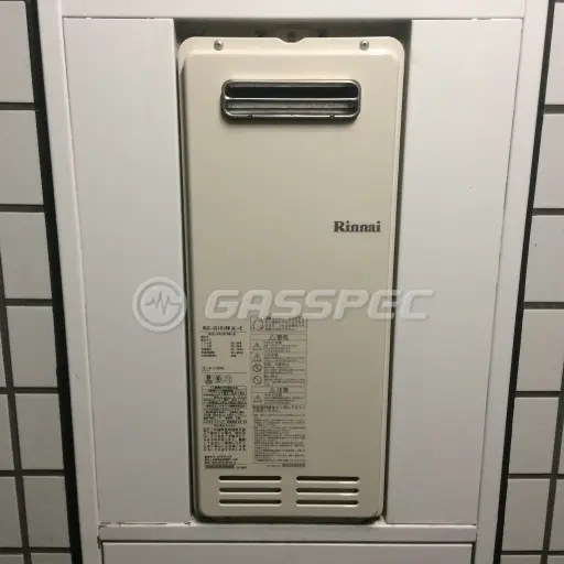 交換後の給湯器（リンナイ RUX-VS1616W(A)-E）