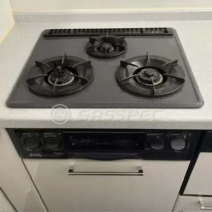 施工前のビルトインガスコンロ（RBG-31A7S）